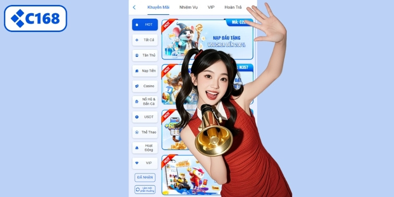 Chuỗi sự kiện khuyến mãi C168 bùng nổ năm 2026
